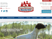 Tablet Screenshot of animalhospitalrh.net